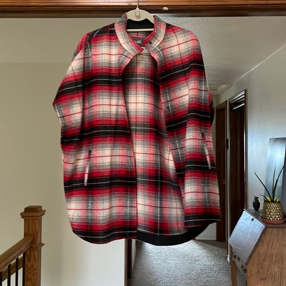 Eddie Bauer wool poncho